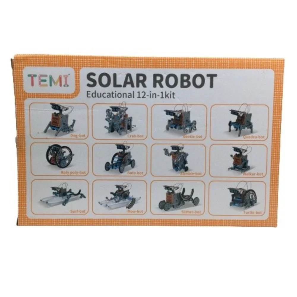 TEMI STEM Solar Robot Kit for Kids 12-in-1 Educational STEM Science Experiment